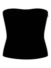 Tom Ford Black Velvet Strapless Corset