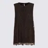 Tom Ford Sleeves And Animal Print Top In Brown