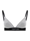 Tom Ford Logo-underband Cashmere Triangle Bra