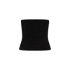 Tom Ford Velvet Strapless Top Fitted Silhouette In Black