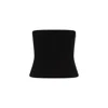 Tom Ford Velvet Strapless Top Fitted Silhouette In Black