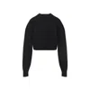 Tom Ford Knitted Sweater In Wool And Cashmere Blend In Black