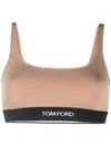Tom Ford Beige Modal Signature Bralette In Beige
