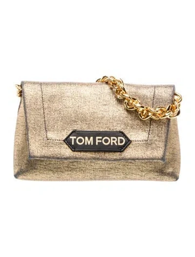 Pre-owned Tom Ford Top Handle Bag In Neutral