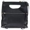Tom Ford Top Handle Shoulder Bag In Black Leather