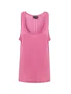 Tom Ford Logo-patch Silk Tank Top