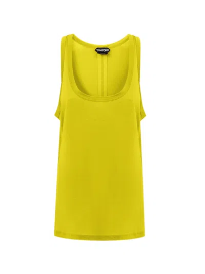 Tom Ford Top In Yellow Silk
