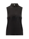 Tom Ford Top Silk Satin In Black