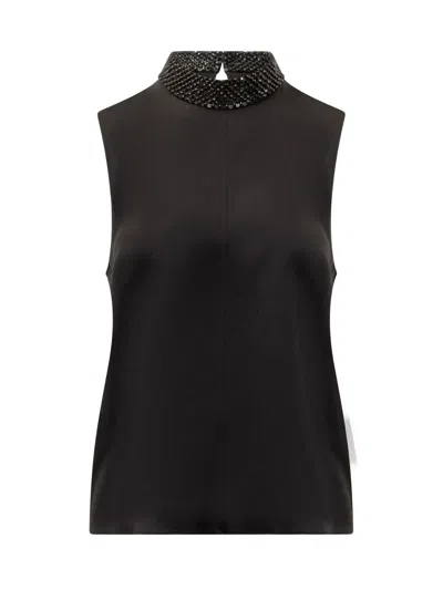 Tom Ford Top Silk Satin In Black