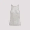 Tom Ford Lurex Knit Beige Viscose Top In Metallic
