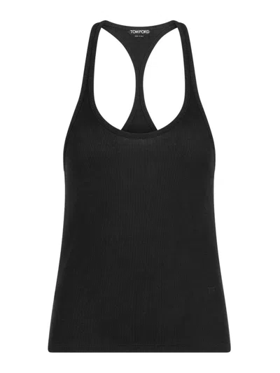 Tom Ford Tops With Logo In Black