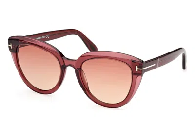 Pre-owned Tom Ford Tori Cat Eye Sunglasses53) /gradient (ft0938 In Bordeaux/gradient Bordeaux (ft0938/69t In Burgundy