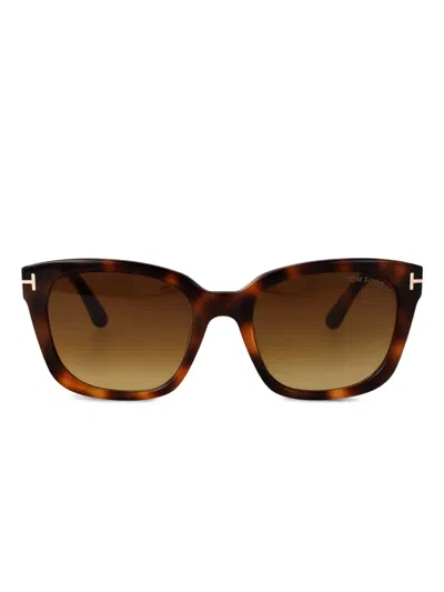 Tom Ford Haylay Sunglasses In 哈瓦那