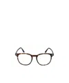 Tom Ford 53mm Square Blue Light Blocking Glasses In White