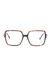 Tom Ford Tortoiseshell-effect Square-frame Glasses In Brown
