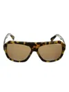 Tom Ford Tortoiseshell-pattern Full-rim Sunglasses In Brown