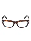 Tom Ford Tortoiseshell Rectangular Glasses In Brown
