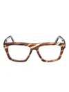 Tom Ford Tortoiseshell Square-frame Glasses In Brown