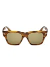 Tom Ford Tortoiseshell Square-frame Sunglasses In Multi