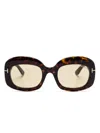Tom Ford Tortoiseshell Sunglasses In Brown