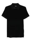 Tom Ford Pique Polo Shirt Ss Lyocell