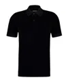Tom Ford Towelling-finish Polo Shirt In Black
