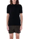 Tom Ford Towelling Polo Shirt In Black