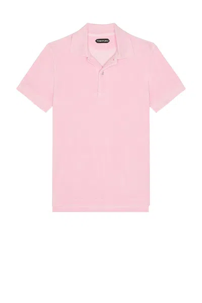 TOM FORD TOWELLING SHORT SLEEVE POLO