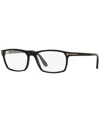 Tom Ford Tr000539 Men's Rectangle Eyeglasses In Black