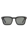Tom Ford Tr001097 Square-frame Sunglasses In Black