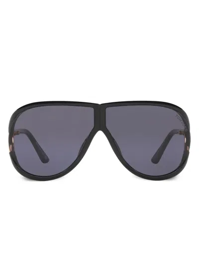 Tom Ford Tr001938 Pilot-frame Sunglasses In Black