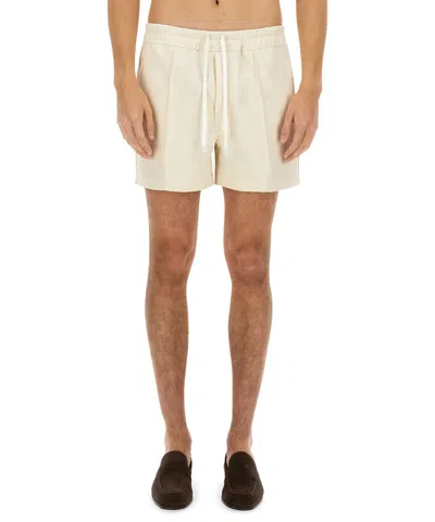 Tom Ford Track Shorts In Neutral