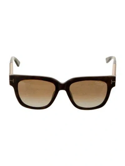 Pre-owned Tom Ford Tracy Square Sunglasses In Brown