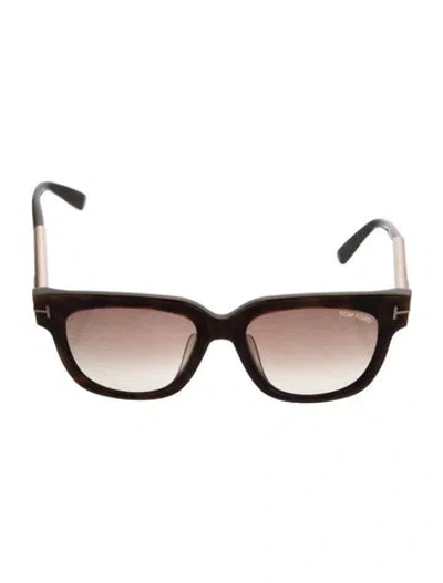 Pre-owned Tom Ford Tracy Square Sunglasses In Brown