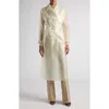 Tom Ford Transparent Belted Trench Coat In Transparent