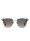 Tom Ford Transparent-frame Sunglasses In Grey