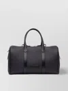 Tom Ford Medium Grained Leather Duffle Bag In Black