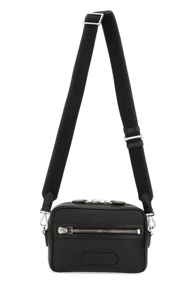 Tom Ford Traveller Small Messenger Bag In Black