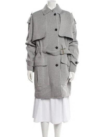 Pre-owned Tom Ford Trench Coat In Gray