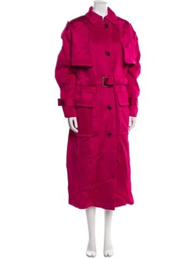 Pre-owned Tom Ford Trench Coat In Purple