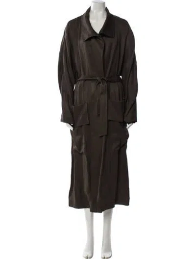 Pre-owned Tom Ford Trench Coat W/ Tags In Brown