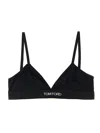Tom Ford Triangle Bra Intimo Black In Black