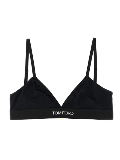 TOM FORD TRIANGLE BRA INTIMO BLACK