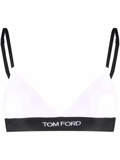 Tom Ford Strapless Bra With Thin Straps In White