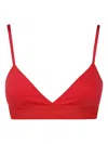 Tom Ford Triangle-cup Bra In Red