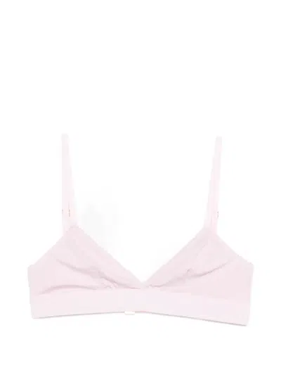 Tom Ford Triangle Logo-detail Bra In Pink