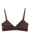 Tom Ford Triangle-shape Bra In Brown