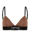 Tom Ford Modal Signature Bra Clothing In Brown