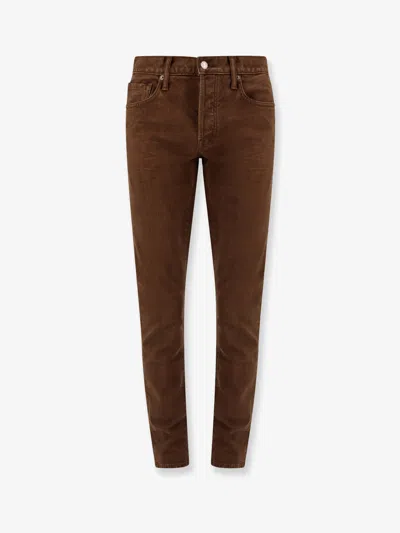 Tom Ford Brown Denim Trouser