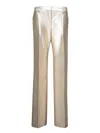 Tom Ford Low-waist Metallic Trousers With Lurex Finish